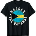 thumbnail image 1 of Nassau Bahamas T-ShirtMen and women, Black T-shirt, size: Extra large S-4XL, 1 of 4