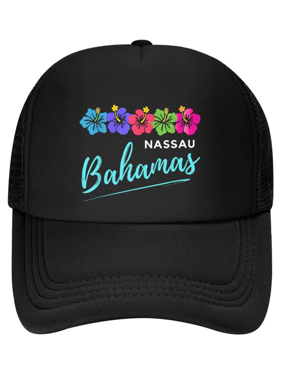 Nassau Bahamas Tropical Flower Beach Vacation Family Group Baseball Cap