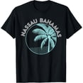 thumbnail image 1 of Nassau Bahamas Vintage Printed Sunset T-shirt T-Shirt, 1 of 4