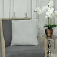 thumbnail image 1 of Nassau Collection Textured Woven Knitted Throw Pillow - 20" - Beige and Gray, 1 of 6