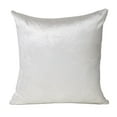 thumbnail image 1 of Nassau Collection Solid Square Cotton Throw Pillow - 22" - White, 1 of 5