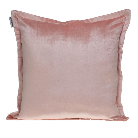 Nassau Collection 24" Pink Cotton Transitional Throw Pillow