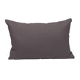 thumbnail image 1 of Nassau Collection Cotton Throw Pillow - 18" - Charcoal Gray, 1 of 4