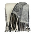 thumbnail image 1 of Nassau Collection Multicolored Rectangular Striped Pattern Throw Blanket 52" x 67", 1 of 4