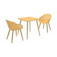 thumbnail image 1 of Nassau Outdoor 3 Piece Honey Eucalyptus Dining Set, 1 of 5