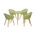 thumbnail image 1 of Nassau Outdoor 5 Piece Sage Eucalyptus Dining Set, 1 of 5
