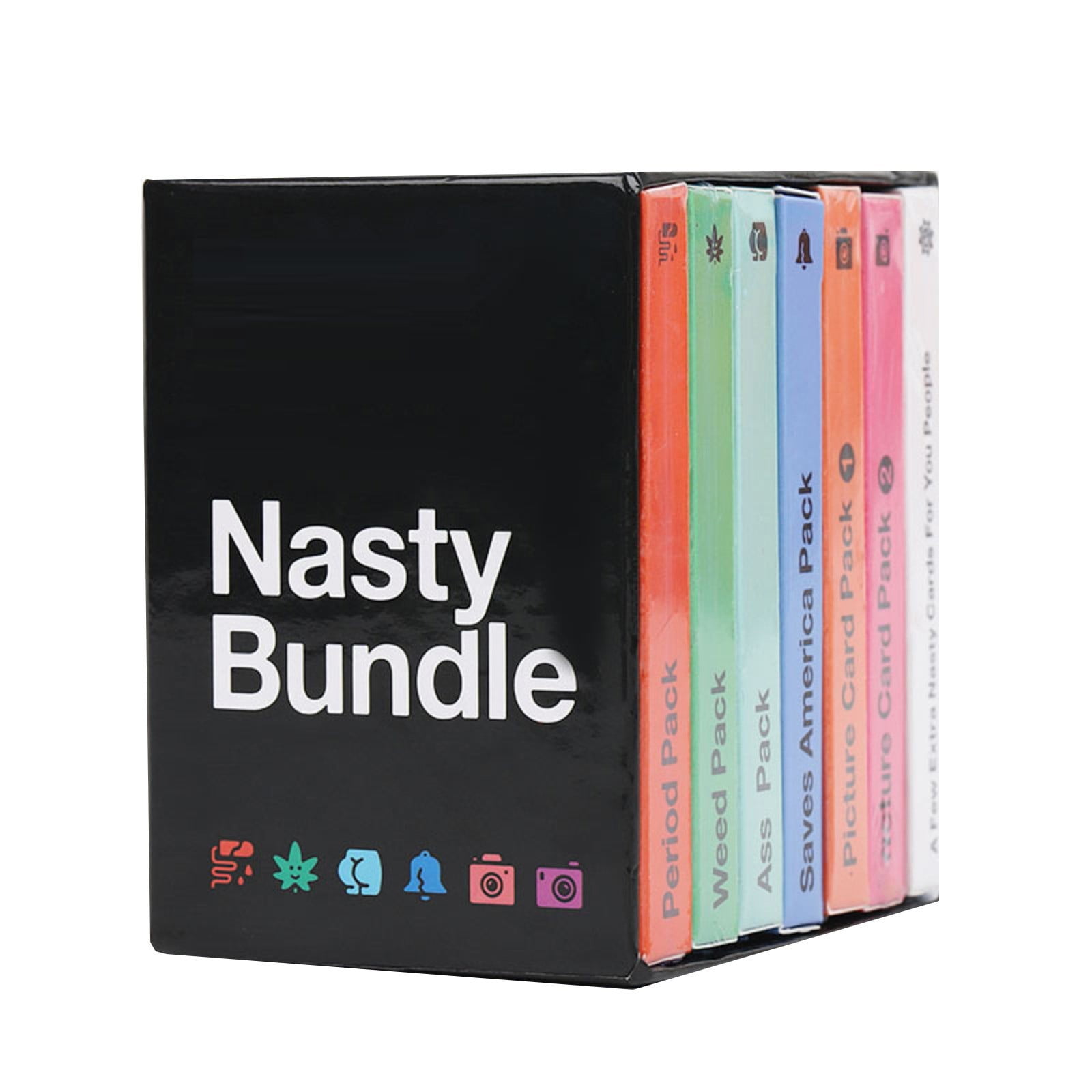 Nasty Bundle • 6 Nasty Themed Packs + 10 AllNew Cards,Easy Setup & Play