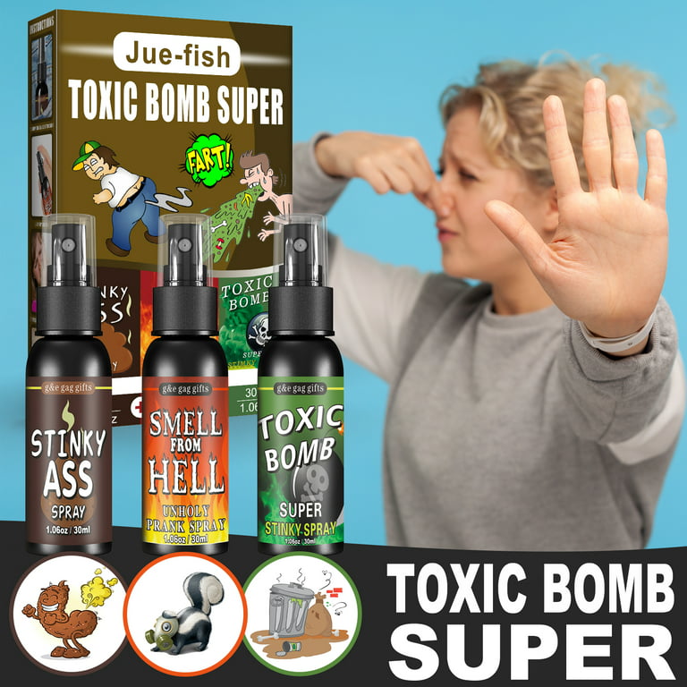 Novelty Fart Gag Prank Joke Spray Stinky Ass Toxic Bomb Smelly Stinky Gas Smell  From Hell