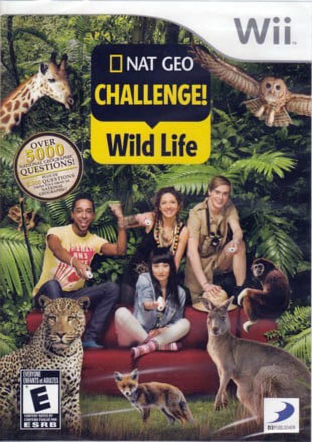 Nat Geo Challenge! Wild Life for Wii Discover the wonders of nature