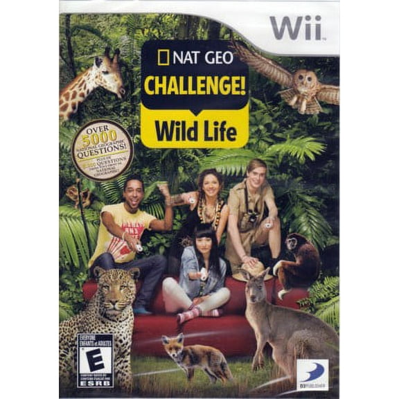 Nat Geo Challenge! Wild Life for Wii - Discover the wonders of nature through quizzes, challenges and fun games