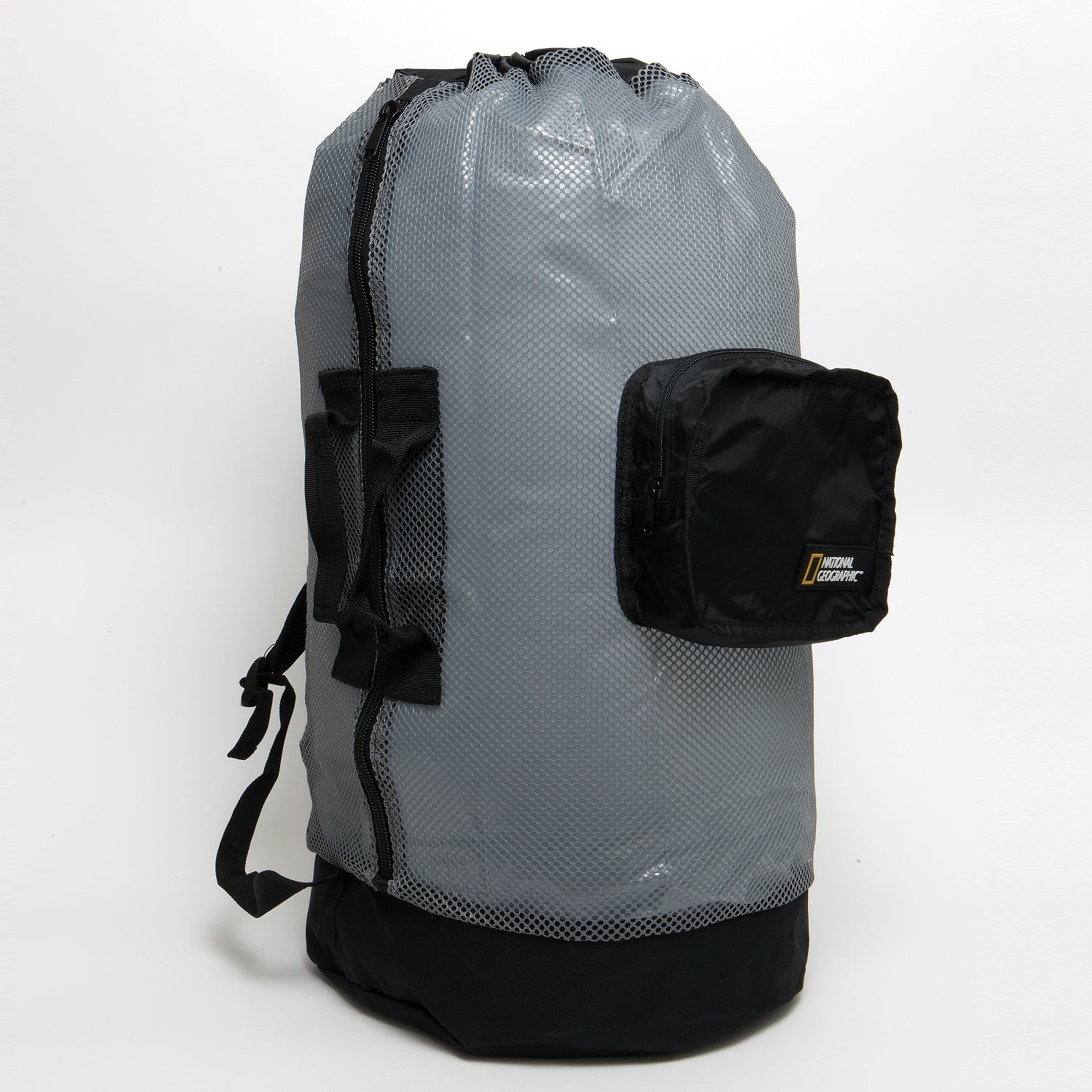 ★NATIONAL GEOGRAPHIC★POUCH MESH POCKET BACKPACK Nat Geo Clamshell Mesh Backpack Dlx 5 Pocket -TI/Bk