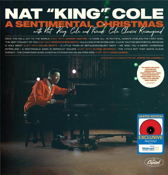 ANDERSON W-M PROMO Nat King Cole - A Sentimental Christmas with Nat King Cole and Friends: Cole Classics Reimagined (Walmart Exclusive) - Music & Performance - Vinyl [Exclusive]