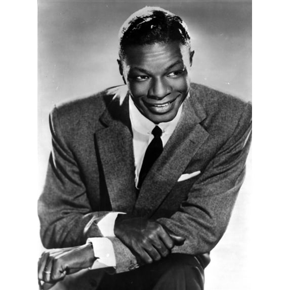 Nat King Cole smiling Photo Print (24 x 30)
