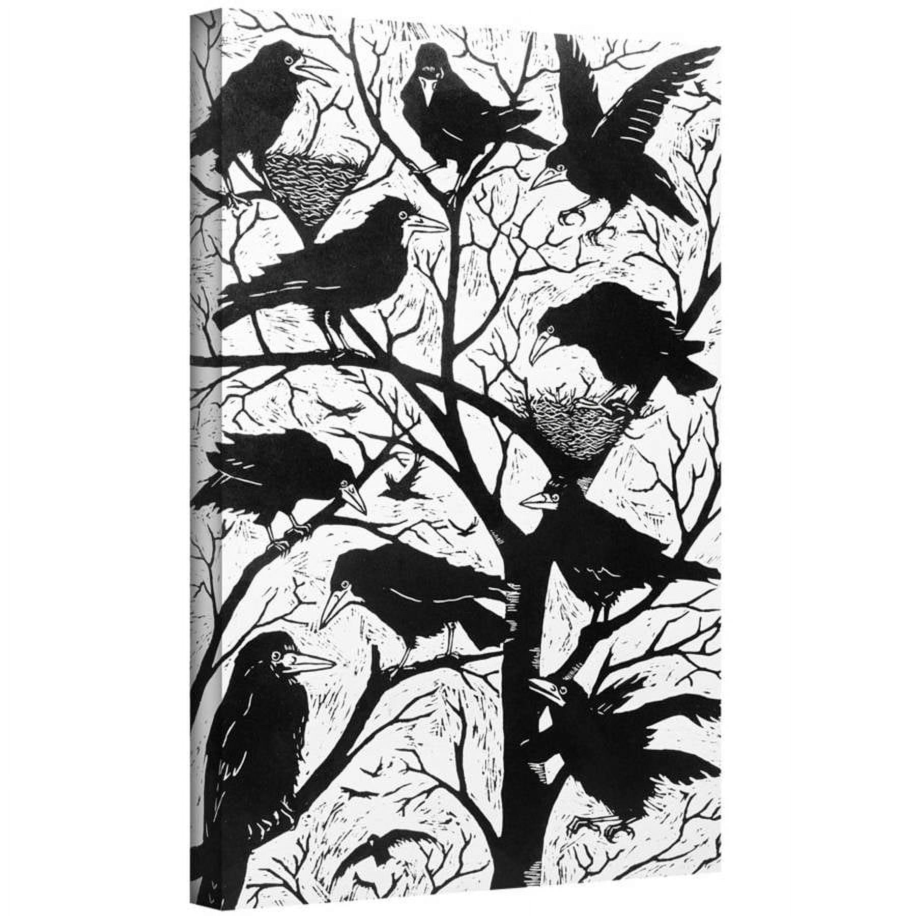 Nat Morley "Rooks" Gallery-Wrapped Canvas Art