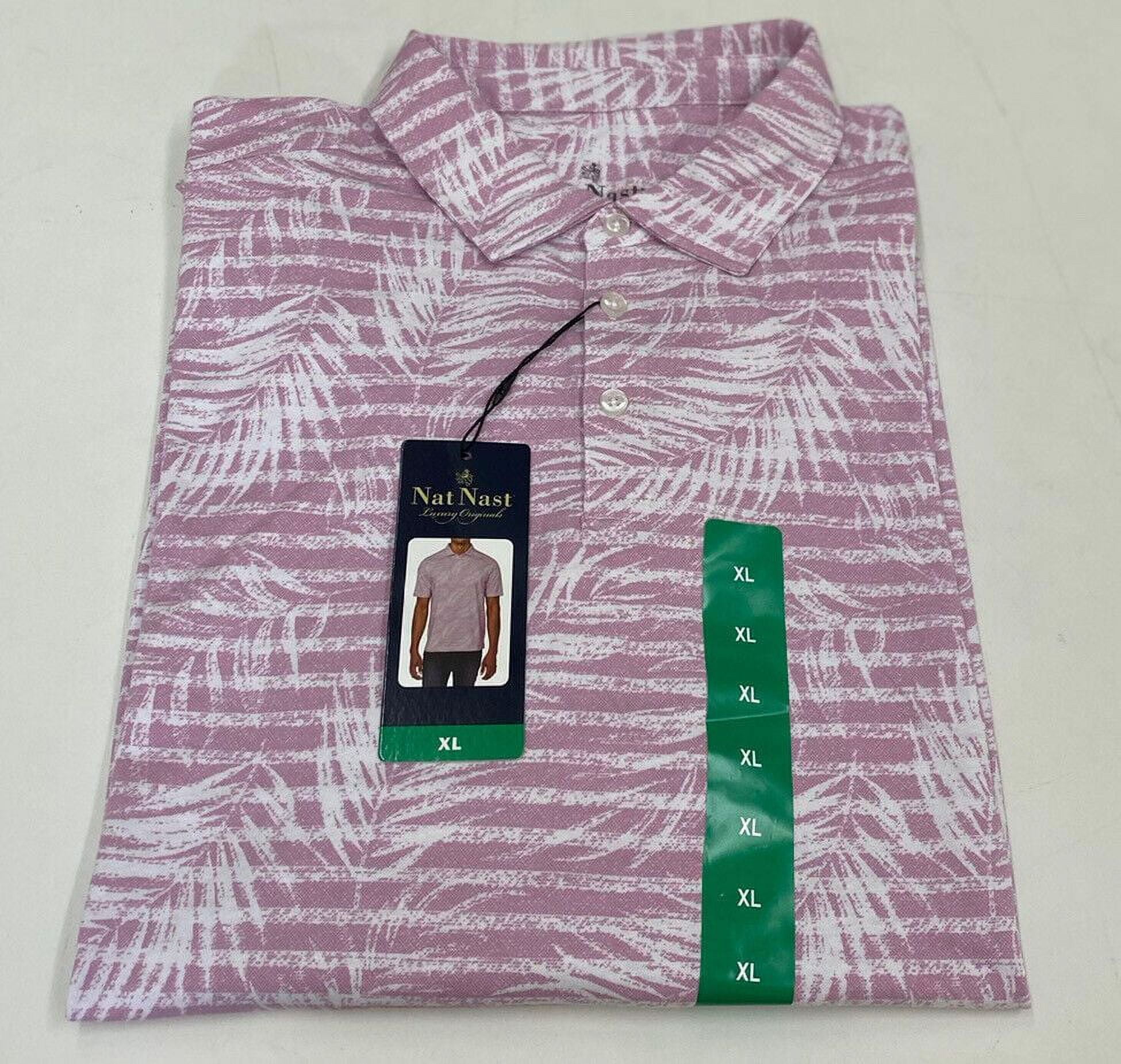 Nat Nast Luxury Originals Men s Polo Shirt Pink Large Walmart