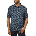 thumbnail image 1 of Nat Nast Men's Shirt Silk Cotton Blend Short Sleeved Black Blue Medium New, 1 of 7