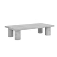 thumbnail image 1 of Nat Rectangle Coffee Table Large In Light Gray Concrete, 1 of 4