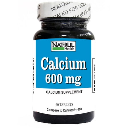 Nat-Rul Calcium 600 mg Tablets 60 Each