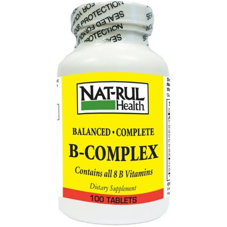 Nat-Rul Vitamin B-Complex Tablets 100 Each