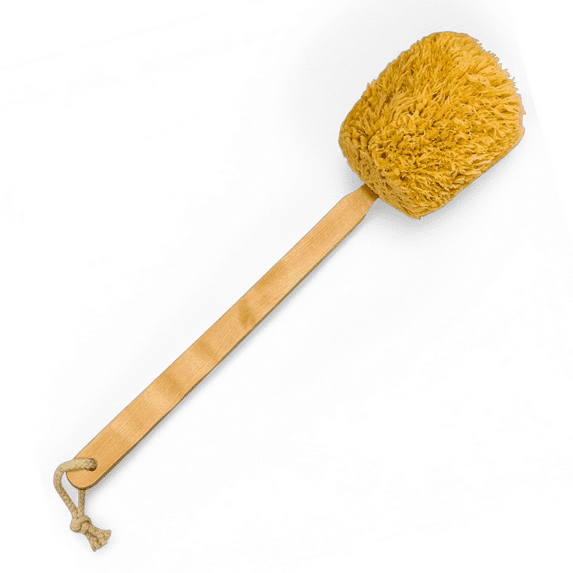 Natural Sea Wool Sponge on a Stick