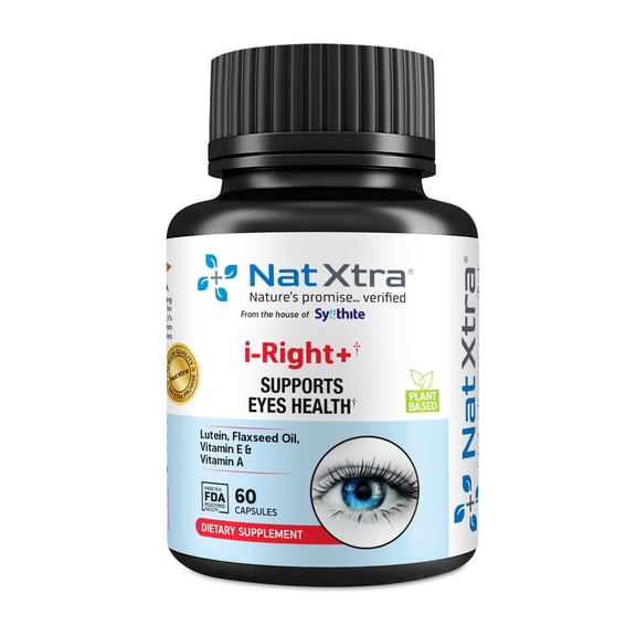 NatXtra I-Right Plus Vision Support Supplement, 60 Capsules, 0 Size