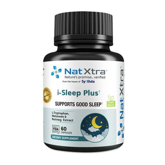 NatXtra I-Sleep Plus Vegetarian Capsules, 60 Count