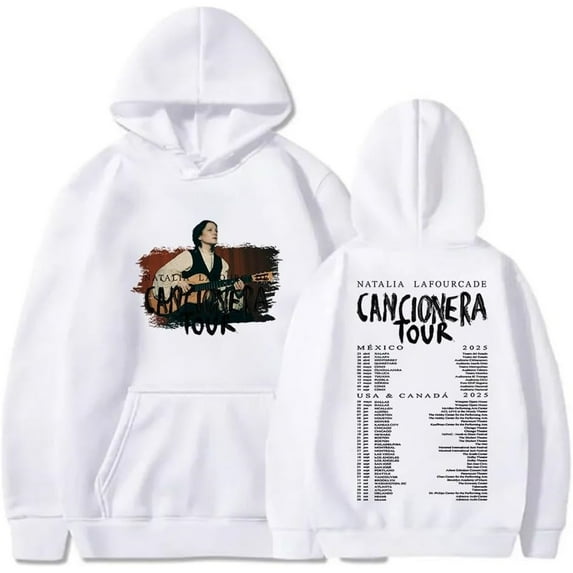 Natalia Lafourcade Cancionera Tour 2025 Merch Hoodie Pockets Drawstring Unisex Hooded Sweatshirt Fashion Clothing