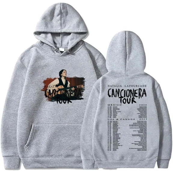 Natalia Lafourcade Cancionera Tour 2025 Merch Hoodie Pockets Drawstring Unisex Hooded Sweatshirt Fashion Clothing