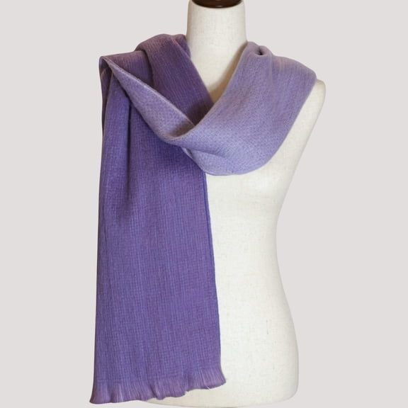 Natalia - Purple Reversible Scarf