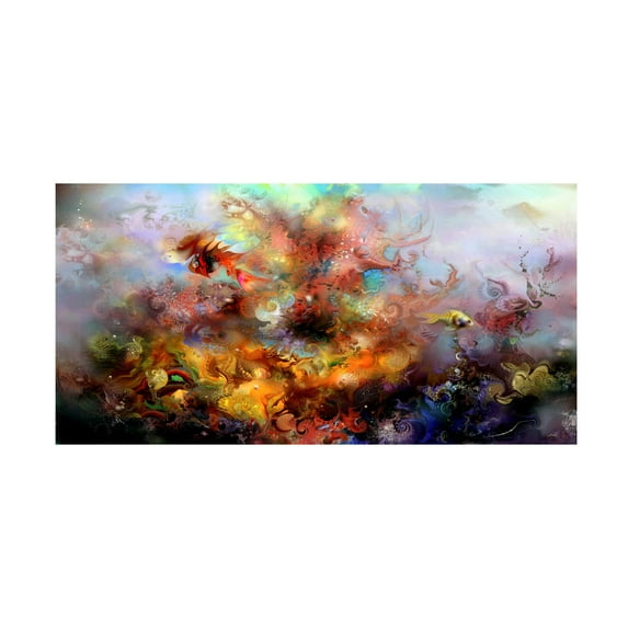 Natalia Rudzina 'Coral Reef 75' Canvas Art