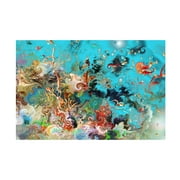 Natalia Rudzina 'Coral Reef 77 2' Canvas Art