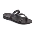 thumbnail image 1 of Natalie - Leather Slide On Sandal | Brown, 1 of 5