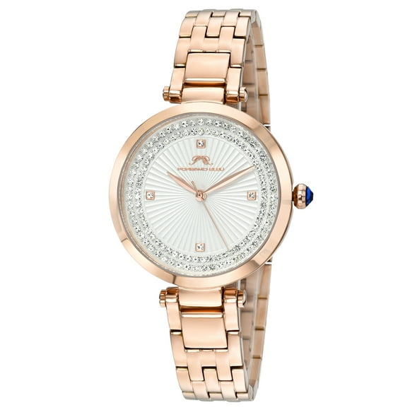 Natalie Stainless Steel Rose Tone Women's Watch 1251CNAS
