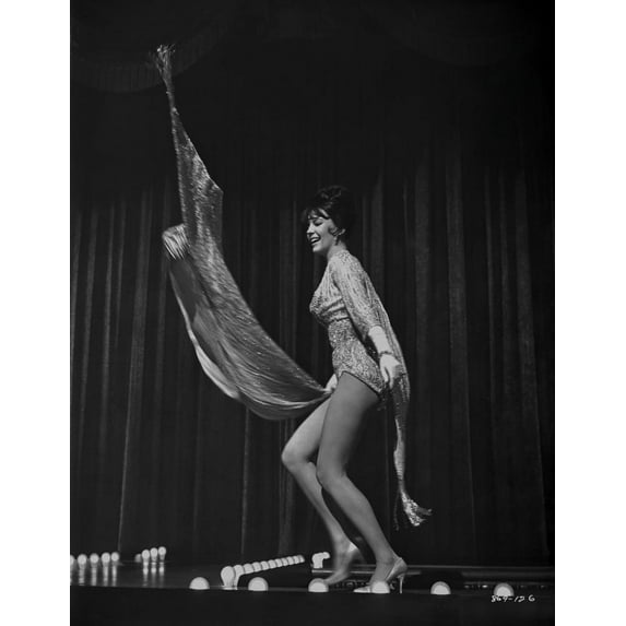 Natalie Wood Playing with Her Dress Photo Print (24 x 30)