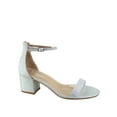 thumbnail image 1 of Nataly-06 Open Toe Ankle Strap Buckle Low Chunky Heels Causal Sandals Shoes, 1 of 2