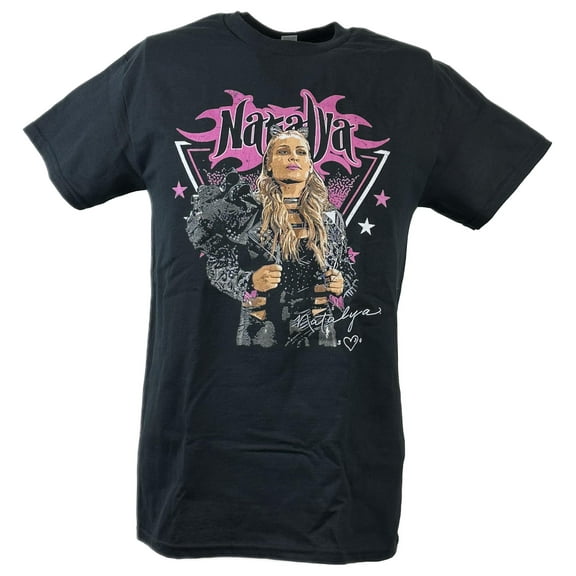 Natalya Power Pose Black T-shirt