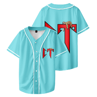 Natanael Cano Corridos Tumbados Baseball Jersey blue Clothes Hip Hop Tee Shirt Man/Woman