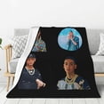 thumbnail image 1 of Natanael Music Canos Flannel Blanket Air Conditioning Blanket Nap Blanket Sofa Throw Blanket Throw Blankets 50"X40", 1 of 1