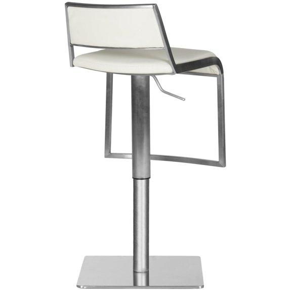 Natania Swivel Barstool-Color:White