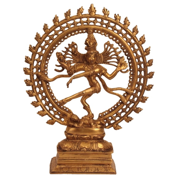 Shiva Nataraja 17 Inch Cosmic Dance Brass Statue