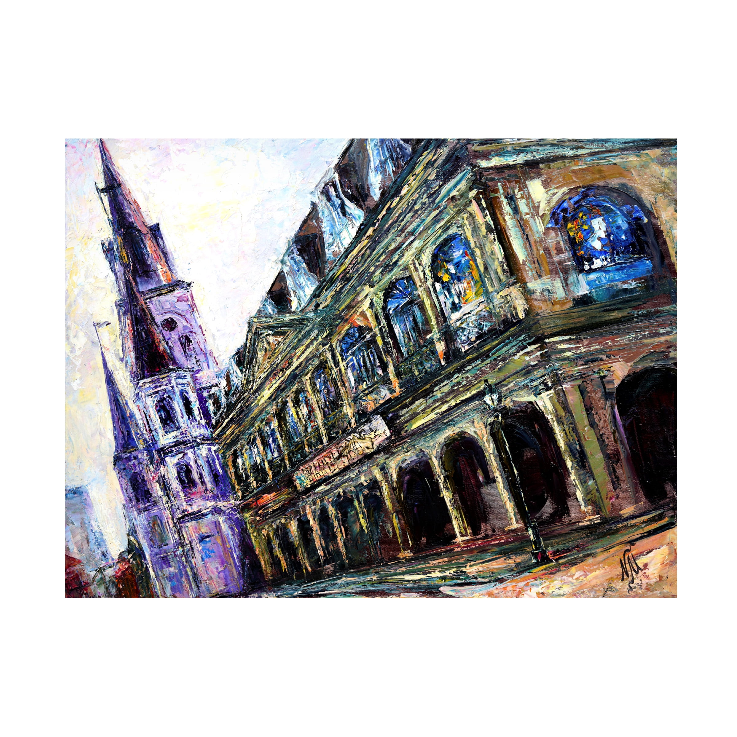 Natasha Mylius 'In The Heart Of French Quarter Of New Orleans' Canvas Art