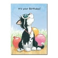 thumbnail image 1 of Natasha Sunglasses & Balloons Birthday Greeting Card, 1 of 3
