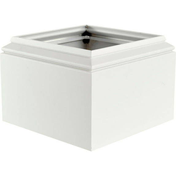 Natchez Capital & Base for 8" Endura-Aluminum Natchez Style Columns, Clay Finish