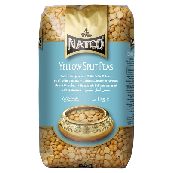 Natco Yellow Split Peas 1Kg, Imported from Britain
