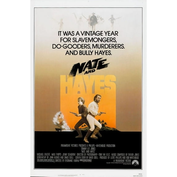 Nate And Hayes Movie poster Metal Sign 8inx 12in Print on Metal 8x12 Square Adults Best Posters