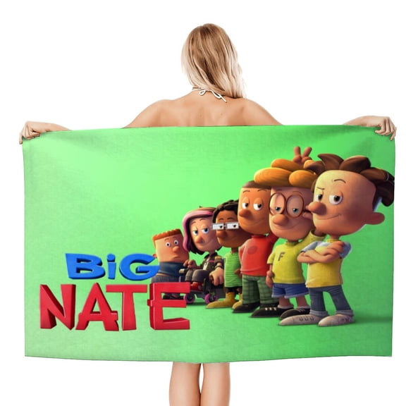 Nate Big Adventure Gifts Beach Towel for Women Girl Birthday Inspired Fan Bath Outdoor Music Lover