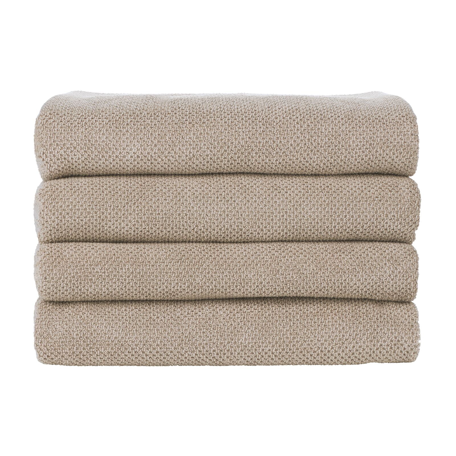 Nate Home by Nate Berkus Cotton Textured Weave Bath Towels, 4 Pk