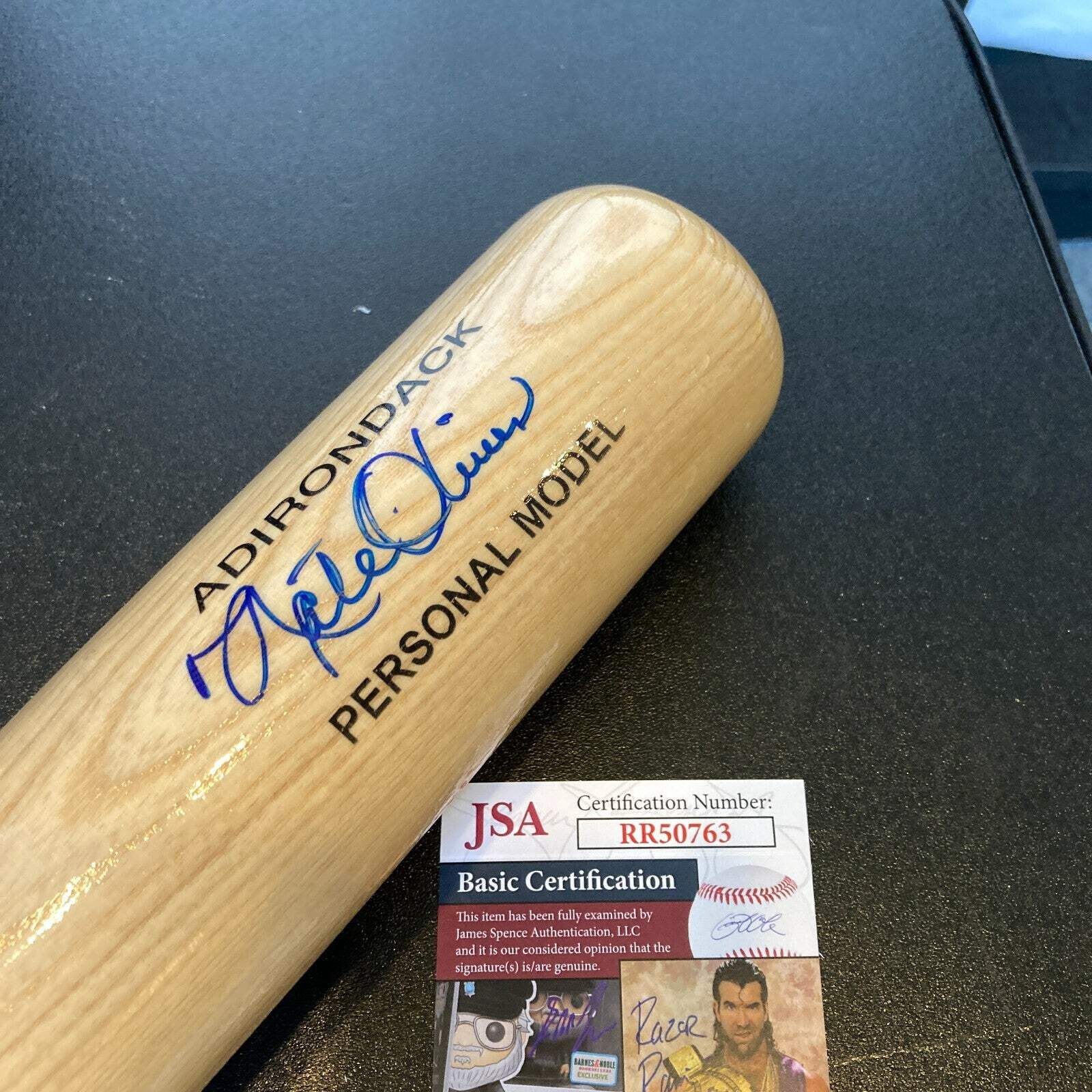 Nate Oliver Signed Adirondack Baseball Bat 1969 Chicago Cubs With JSA COA