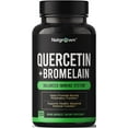 thumbnail image 1 of Natgrown Quercetin 500 mg with Bromelain Supplement Complex - Helps Promote Cardiovascular Health, Immune Function, and Allergy Support - 120 Capsules, 1 of 6