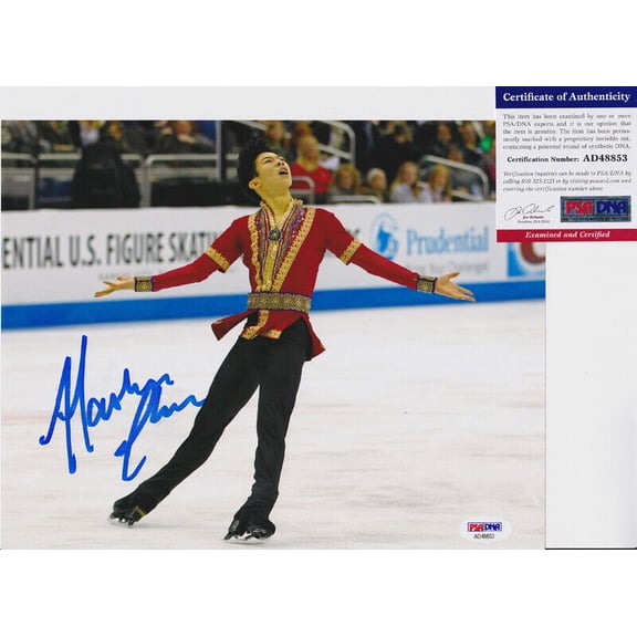 Nathan Chen USA 2022 Olympics Skating Signed Autograph 8x10 Photo PSA/DNA COA G